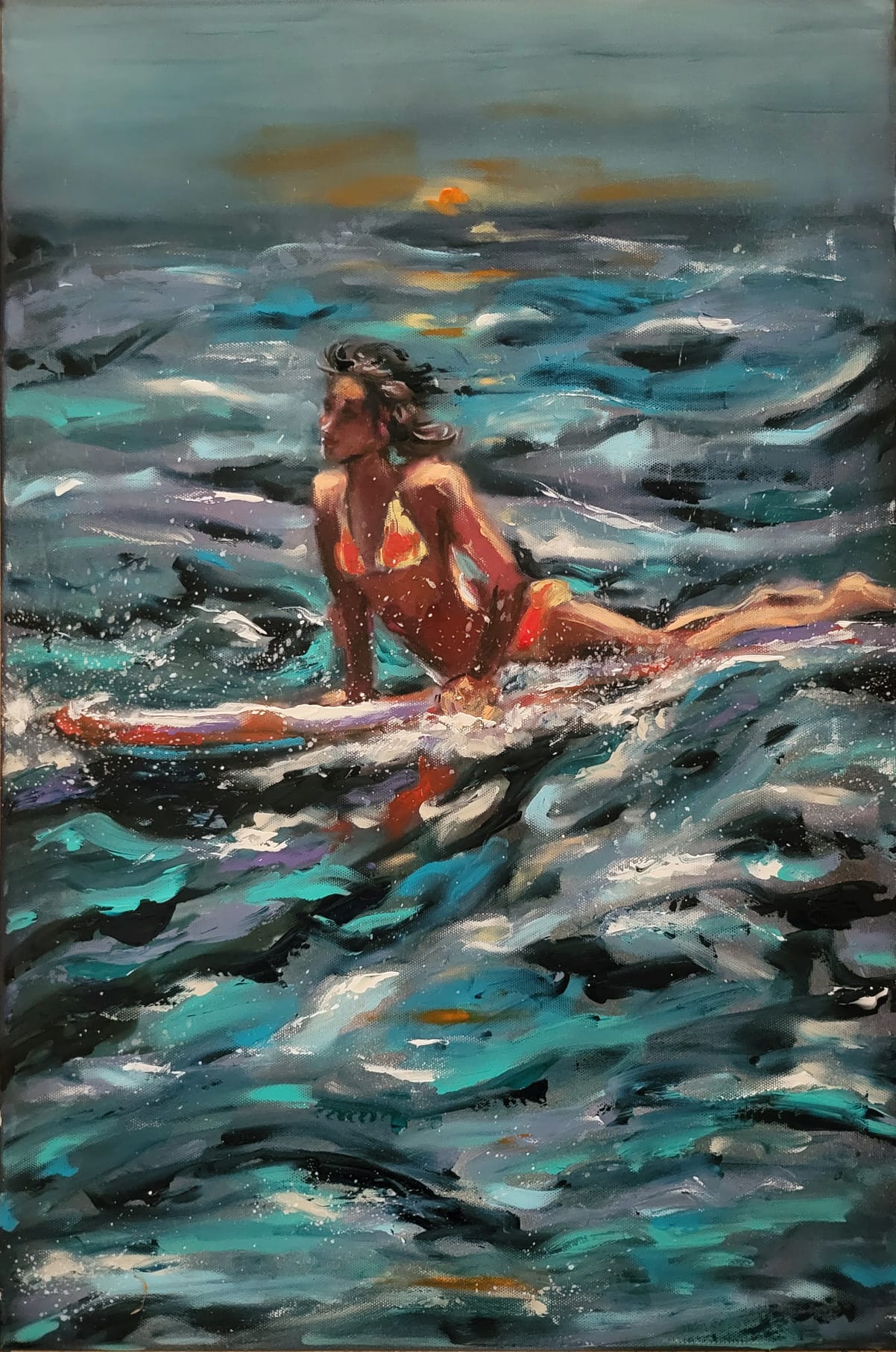 ArteDiAlina.com painting: Let the Sunshine in